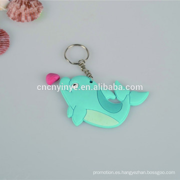 Keyring suave por mayor baratos promocionales pvc